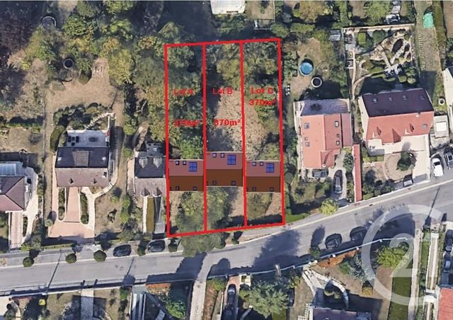 terrain à vendre - 370.0 m2 - LAGNY SUR MARNE - 77 - ILE-DE-FRANCE - Century 21 Orquéra Immobilier